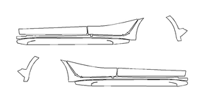 Rocker Panel PPF Kit | AUDI A3 2024