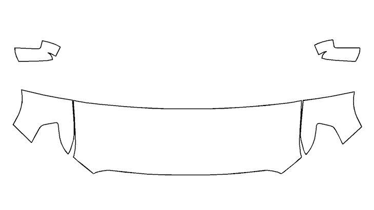 Partial Hood Fender & Mirror Kit | GMC SIERRA 1500 2024