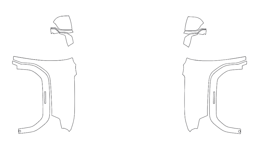 Full Fender and Mirror Kit | GMC 1500EV DENALI 2026