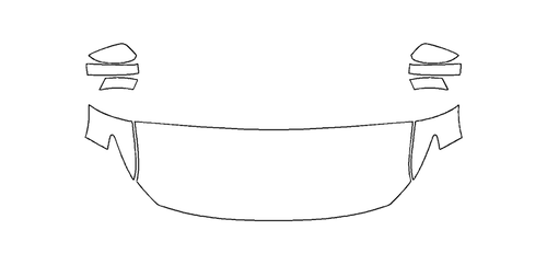 Partial Hood Fender & Mirror PPF Kit | MAZDA CX-5 2023