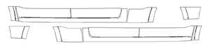 Rocker Panel PPF Kit | RAM 1500 LIMITED LONGHORN 2025