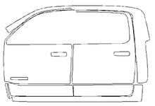 Load image into Gallery viewer, Left Side Cab PPF Kit | RAM 1500 SPORT 2025 