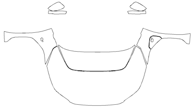 Full Hood Fender & Mirror PPF Kit | SUBARU SOLTERRA 2024