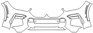 Bumper Kit | BMW X6 M SPORT 2023