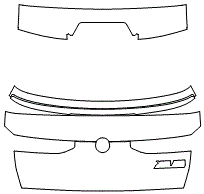 Load image into Gallery viewer, Hatch Kit NOTE - Emblem &amp; Spoiler Placement Inconsistent | BMW X6 M 2023