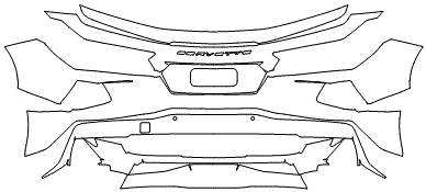 Rear Bumper Kit | CHEVROLET CORVETTE STINGRAY COUPE 2024