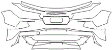 Load image into Gallery viewer, Rear Bumper Kit | CHEVROLET CORVETTE STINGRAY CONVERTIBLE 2024