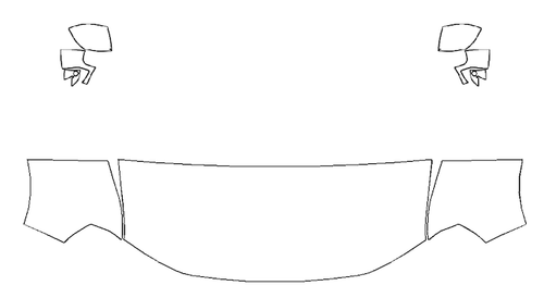 Partial Hood Fender and Mirror Kit | FORD MAVERICK LOBO 2025