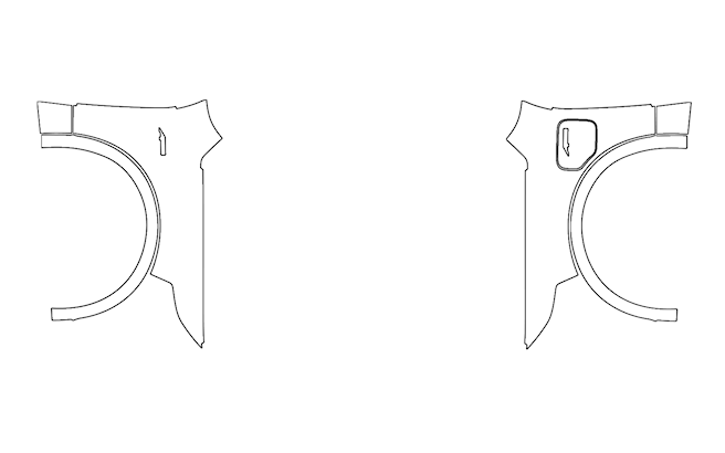 Full Fender and Mirror Kit | ACURA ZDX 2025