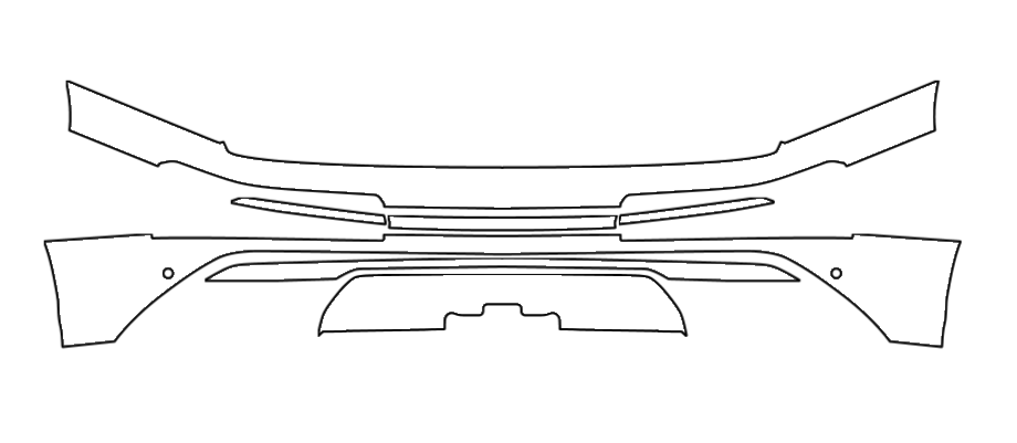 Rear Bumper PPF Kit | AUDI Q7 2025