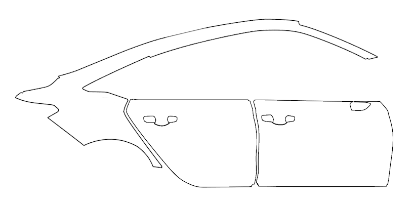 Right Side PPF Kit | HONDA CIVIC SEDAN 2025