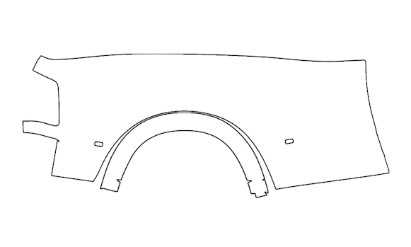 Left Side Outer Bed Panel Kit | RAM 3500 LIMITED 2026