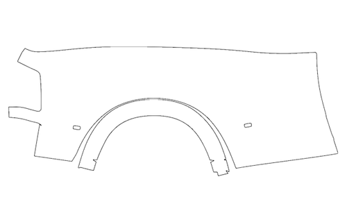 Right Side Outer Bed Panel Kit | RAM 3500 LIMITED LONGHORN 2026