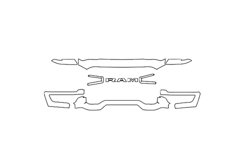Grille Kit | RAM 3500 TRADESMAN 2026