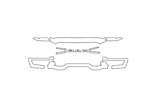 Grille Kit | RAM 2500 LIMITED LONGHORN 2026