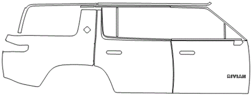 Right Side  PPF Kit | RIVIAN R1S 2024