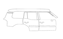 Load image into Gallery viewer,  Right Side PPF Kit | TOYOTA LAND CRUISER 2024