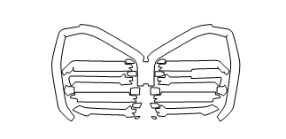 Grille Kit | BMW X6 M60i 2024