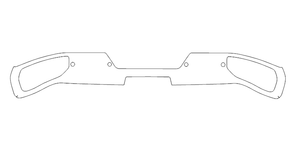 Rear Bumper PPF Kit | CHEVROLET SILVERADO 3500HD LT 2024