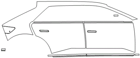 Right Side PPF Kit | HYUNDAI IONIQ 5 2023