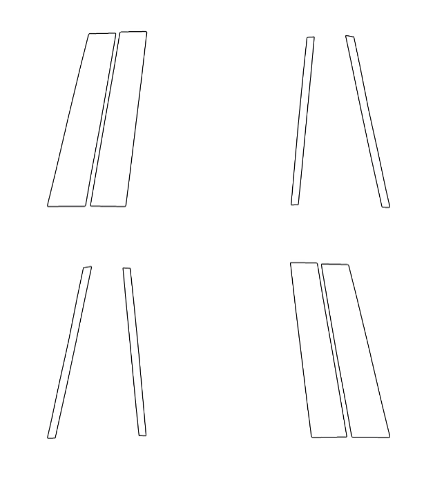 B Pillar Kit | LEXUS TX350 | TX500h F-Sport 2024