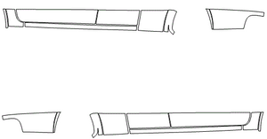 Rocker Panel Kit | FORD RANGER XL SUPERCAB 2023