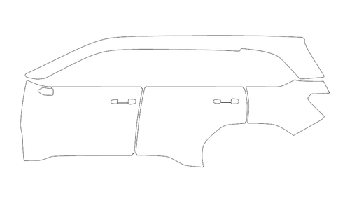 Left Side  PPF Kit | SUBARU FORESTER 2025