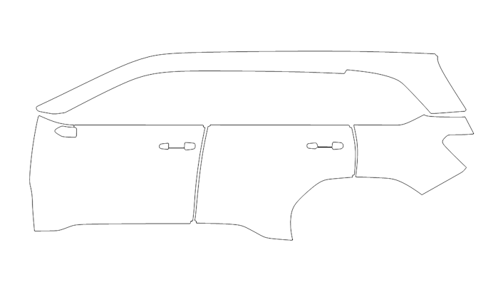 Left Side  PPF Kit | SUBARU FORESTER 2025