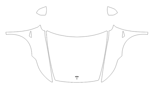Full Hood Fender and Mirror PPF Kit | TESLA MODEL Y 2025