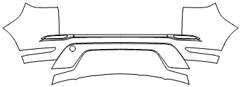 Rear Bumper Kit | LAND ROVER RANGE ROVER EVOQUE S 2022 