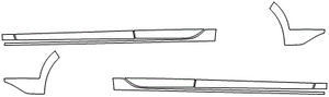 Rocker Panel Kit | VOLKSWAGEN GOLF GTI 2023