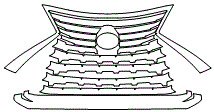 Load image into Gallery viewer, Grille Kit | LEXUS RX 350 BASE 2016