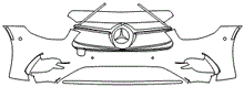 Load image into Gallery viewer, Bumper Kit | MERCEDES-BENZ E-CLASS CABRIOLET 450 AMG LINE 2021