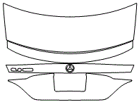 Load image into Gallery viewer, Trunk Lid Kit | MERCEDES BENZ CLS COUPE 400 550 2018