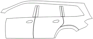Left Side Kit | MERCEDES BENZ GLS SUV 550 2018