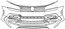 Load image into Gallery viewer, Bumper Kit | VOLKSWAGEN TIGUAN SE R-LINE 2021